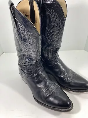 Corral Boots Men Size 10.5 EE Wide Black Leather Western Rodeo Classic Round Toe • $109.95