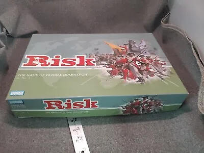 Risk Global Domination Board Game 2003 Parker Brothers COMPLETE Golden Calvary • $12.90