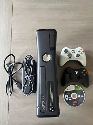 Xbox 360 Model 1439 Bundle W/ 2 Controllers + Game NO HARD DRIVE Tested Working • $80