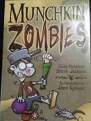 Munchkin Zombies Zombie Apocalypse Themed Board Game (3-6 Players)  • $14