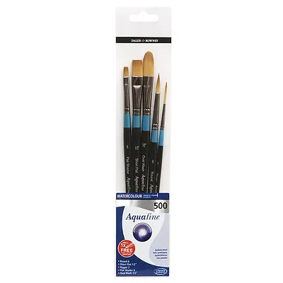 Daler Rowney : Aquafine Watercolour Brush : Wallet Set : 500 • £21.12