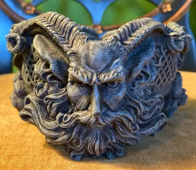 Pan's Labyrinth Ashtray Dish Multi Head Pacific Giftware Celtic Design Greenman • $35