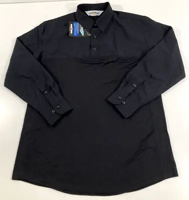 M Short Flying Cross Mens Hybrid Perf Patrol L/s Shirt Patch Removed 35vs78 Navy • $47.85