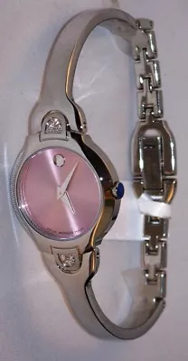 Brand New Movado Kara Pink Women’s Ladies Factory Real Diamond Watch - 0605606  • $699