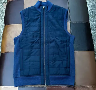 Banana Republic Mens Sleeveless Full Zip Vest Blue Size Medium • $21