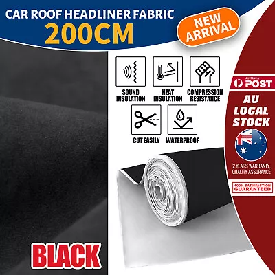 Auto Headliner Upholstery Cloth Foam Roof Trunk Door Hood Lining Interior Trims • $41.79