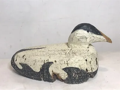 Maine Eider Duck Decoy Miniature Natural Cork  • $159
