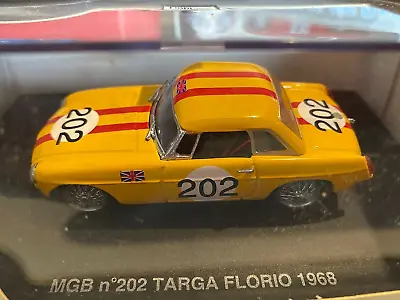 1/43 Mgb  #202 Targa Florio 1968 Yellow-red Stripes New Eagle's Race Us Seller • $12.99