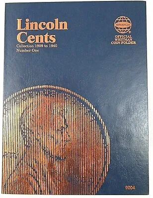 Whitman Lincoln Cents #1 1909-1940 Coin Folder Penny Album Book #9004 • $9