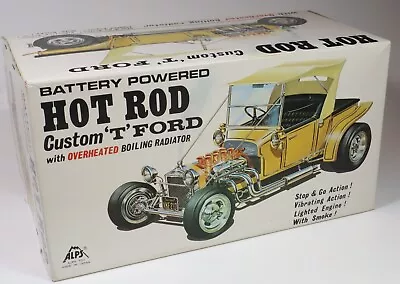 Vintage 60's Alps Japan Tin Ford T Hot Rod In Box • $135