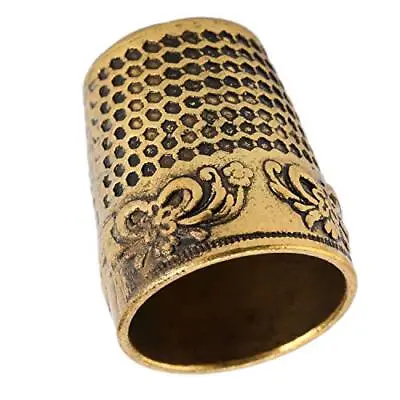 0.9inch Metal Sewing Thimble Hand Sewing Ring Finger Tips Guard For Penetrating  • $11.55