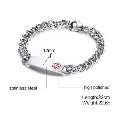 Blood Thinner Warfarin Medical Alert Bracelet Stainless Steel  • £4.50