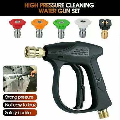 High Pressure Power Washer Gun Water Jet 3000 PSI For Car Garden House Clean AU • $22.89