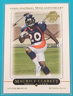 2005 Topps RC #413 Maurice Clarett Denver Broncos FOOTBALL Card J • $2.99