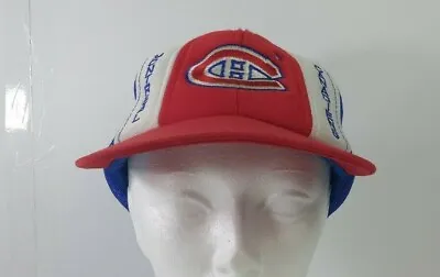 Vintage Montreal Canadiens Snap Back Trucker Mesh Snap Back Hat Krystal Cap Co. • $29.14