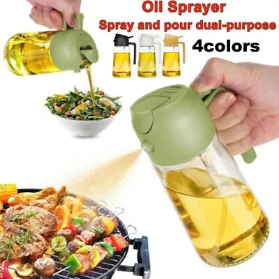 1/2PCS 2 In 1 Oil Sprayer Dispenser Cooking Baking BBQ Spray Bottle Kitchen Tool • $15.95