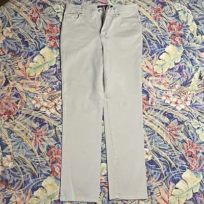 Vintage Gloria Vanderbilt Mom Jeans Womens Petite Size 6 Khaki Straight Leg Tan  • $20.39