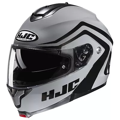 HJC C91 Nepos Motorcycle Helmet Gray 3X 3XL XXXL Modular Sunscreen Display • $144.99