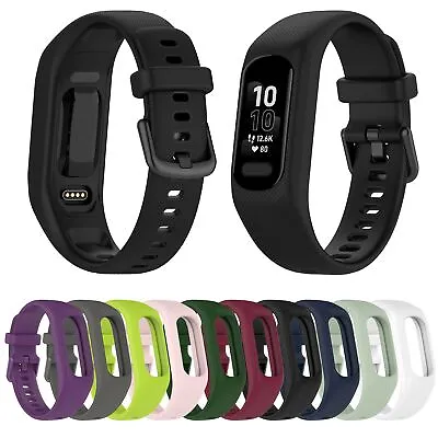 Wristband Watch Band Wrist Watchband Silicone Strap For Garmin Vivosmart 5 • $11.35
