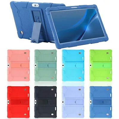 For 10.1  Inch Android Tablet PC Universal Shockproof Silicone Stand Case Cover • £7.55