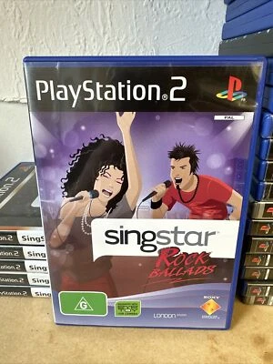 £5.29 • Buy Singstar Rock Ballads Sony PlayStation 2 PS2 Game + Manual  Free UK Post 