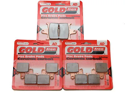 Goldfren Brake Pads Front & Rear For Kawasaki ZZR 1400 ABS ZX 1400 D8F 2008-2011 • £39.90