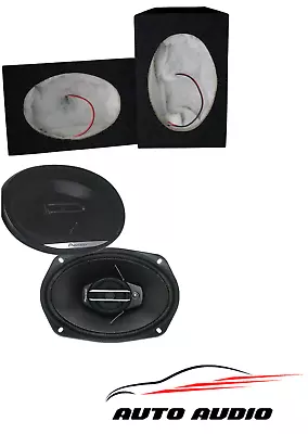 Pioneer 6x9  3 Way 400Watts Car Speakers With MDF 6x9 6 X 9  Speaker Box • £74.99