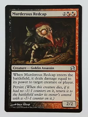 MTG Murderous Redcap Modern Masters Regular Uncommon • $3.50