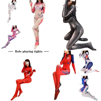 $27.95 • Buy Cosplay Overwatch Anime Costumes Sexy Tights Jumpsuit Women Halloween Costumes