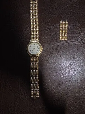Ladies Longines Flagship Watch. 18 Carat Gold Plated Wrist Watch. 7284. • £80