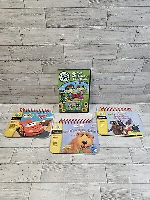 Leapfrog Combo Learning 3 Collection (2015 DVD) And 3 Books My First LEapPad • $14