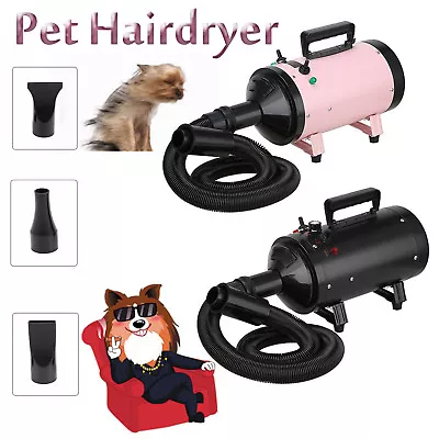 £54.30 • Buy 2800w Turbo Blaster Bike Dryer Boat Car Pet Dog Cat Hair Dryer Hosed Powerful