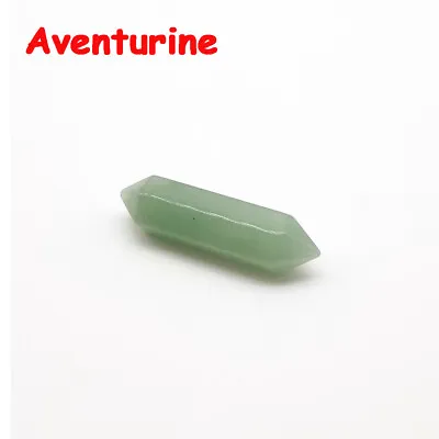 $1 • Buy Natural Gemstone Rock Quartz Crystal Point Double Terminated Wand Healing 1Pc