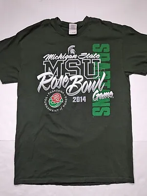 Michigan State Spartans Rose Bowl 2014 Men's T-shirt M Gildan  • $11.99