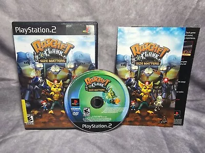 Ratchet & Clank: Size Matters (Sony PlayStation 2 2008) PS2 Complete CIB  • $19.95