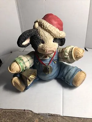 Marys Moo Moos “Cow With Bell Jointed Musical Cow” 699284 • $75