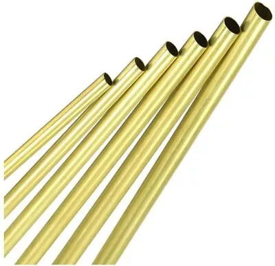 Brass Round Tube Copper Tubing Pipe H65 200mm Length Seamless Straight For DIY • $17.33