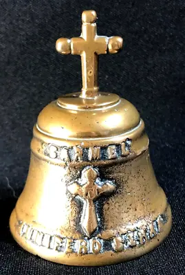 Carmel Junipero Bell Brass Bronze? 1770 Roman Catholic Mission California 2 1/2  • $34