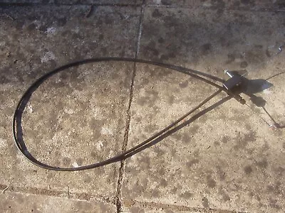 £9.95 • Buy Used Mountfield HP183 Lawn Mower Throttle Brake Cable Assembly For Briggs & S