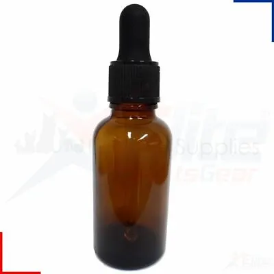 £3.49 • Buy 30ml Amber Glass Pipette Dropper Oils Aromatherapy Eye Drops Bottle