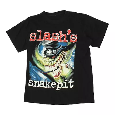 Slash's Snakepit Mens Black Tshirt | Vintage 90s Heavy Rock Band Guns N Roses • £100