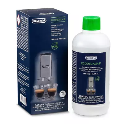 DeLonghi Descaler EcoDecalk Cleaner Espresso Coffee Machine Clean* 500ml Liquid • $29.29