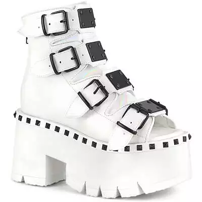 ASHES-70 - Wht Vegan Leather • $198.95