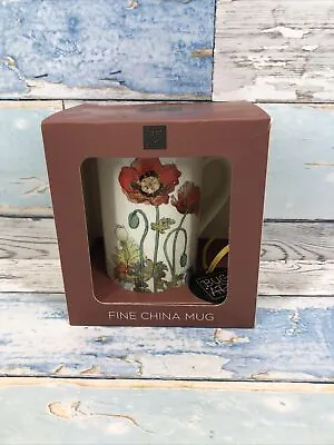 £11.69 • Buy Vintage Poppy Fine China Mugs (Bug Art) NIB