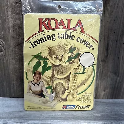 Vintage Koala Bear Ironing Table Cover. Ironing Board Cover. Hills Frazer. NOS • $16.37