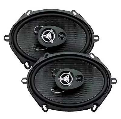 $57.32 • Buy Power Acoustik EF-573 500 Watts 5  X 7  3-Way Coaxial Car Audio Speakers 5x7 