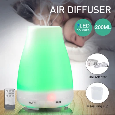 $15.59 • Buy Essential Oil Humidifier Ultrasonic Air Diffuser Aroma Aromatherapy Air Purifier
