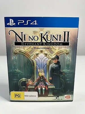 Ni No Kuni II 2 Revenant Kingdom Prince’s Edition PS4 (PlayStation 4: 2018) PAL • $100
