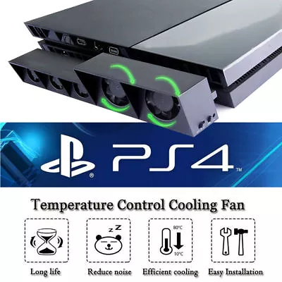 $18.69 • Buy External Super Slim Cooling Fan Super Cooler For PS4 Sony Playstation 4 Console