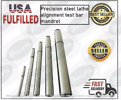 Steel Lathe Alignment Test Bar Mandrel (mt0 Mt1 Mt2 Mt3 Mt4)  Usa Fulfilled • $45.50